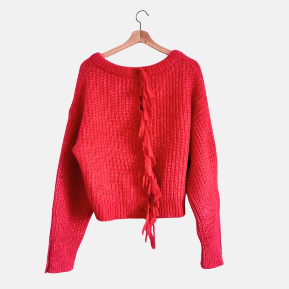 Kenzo Red Wool Sweater - Picture 3 of 7